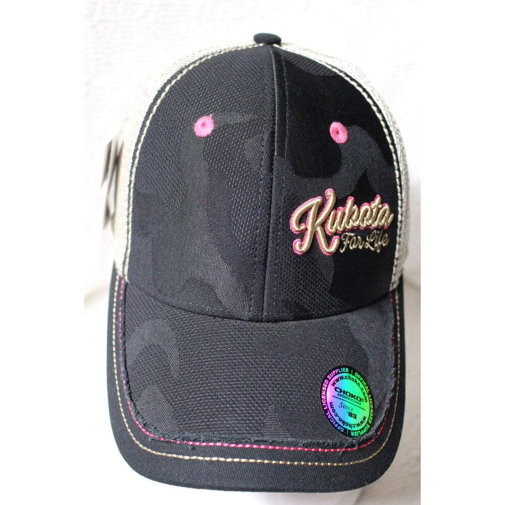 Kubota Camo Women's Mesh Back Cap License By Choko Authentics (NWT)